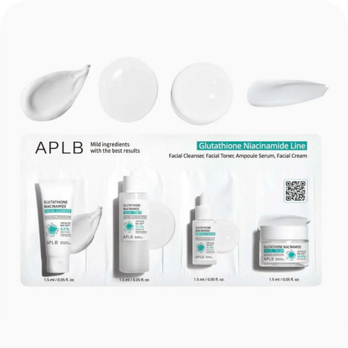 APLB Glutathione Niacinamide Skin 4 Types Sachet Set