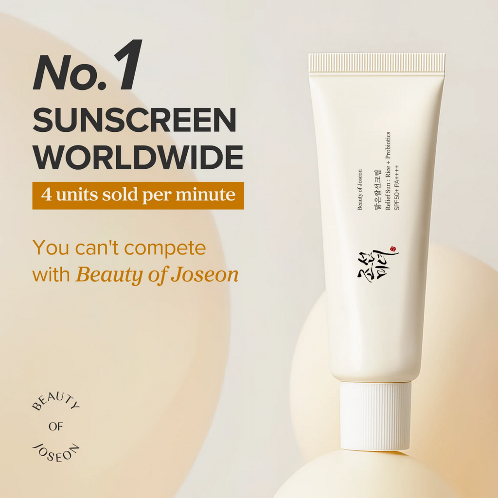 Beauty of Joseon Relief Sun : Rice + Probiotics SPF50+ PA++++