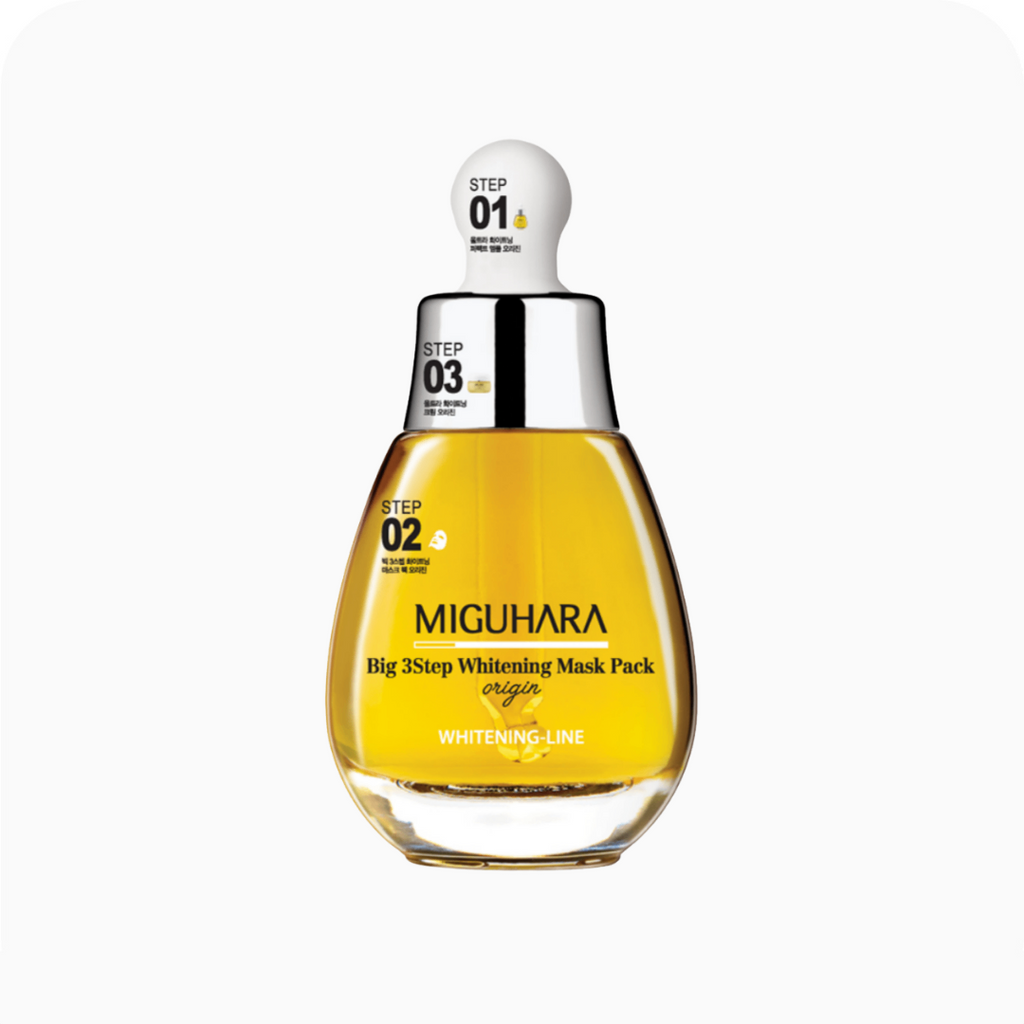 MIGUHARA Big 3 Step Whitening Mask Pack Origin