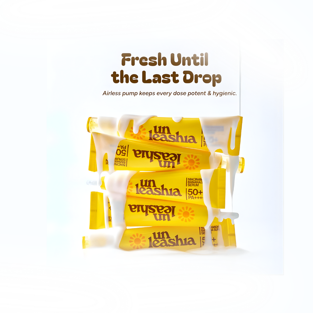 Unleashia Niacinamide Banana Sun Serum  SPF50+ PA++++ 40ml