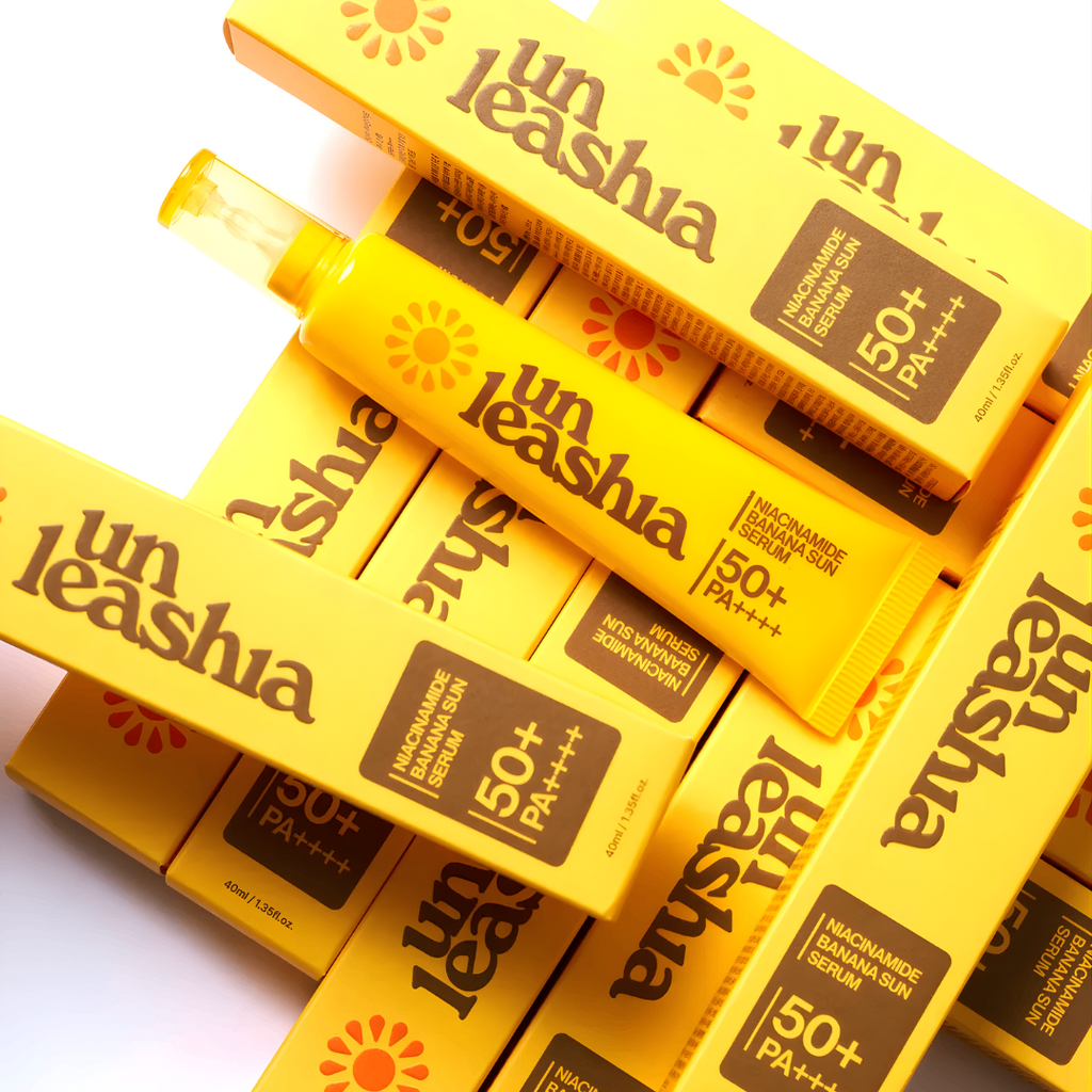Unleashia Niacinamide Banana Sun Serum  SPF50+ PA++++ 40ml